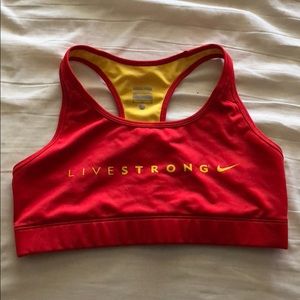 Livestrong Nike Sports Bra Size: Medium